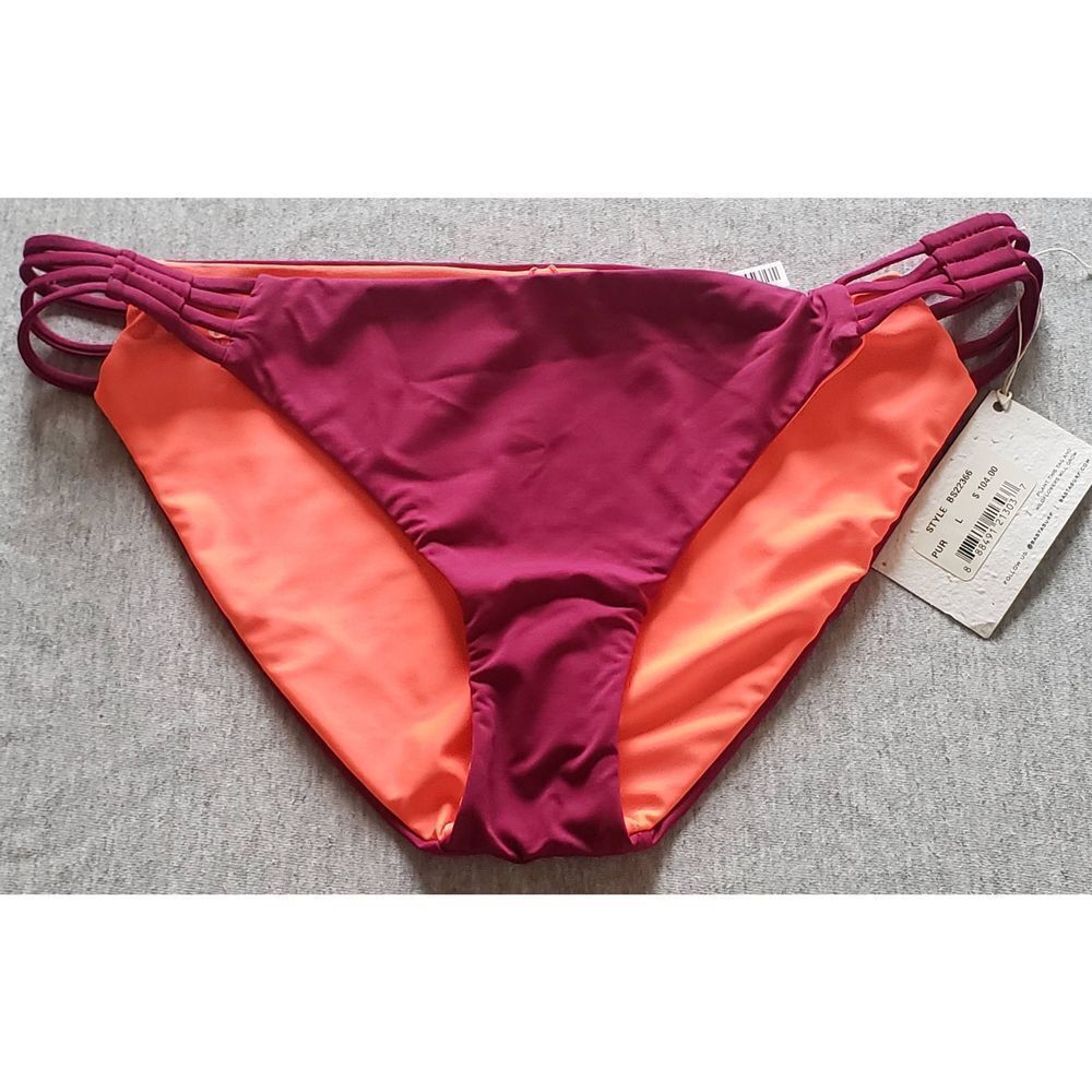 BASTA SURF PURPLE REVERSIBLE BIKINI BOTTOM NWT